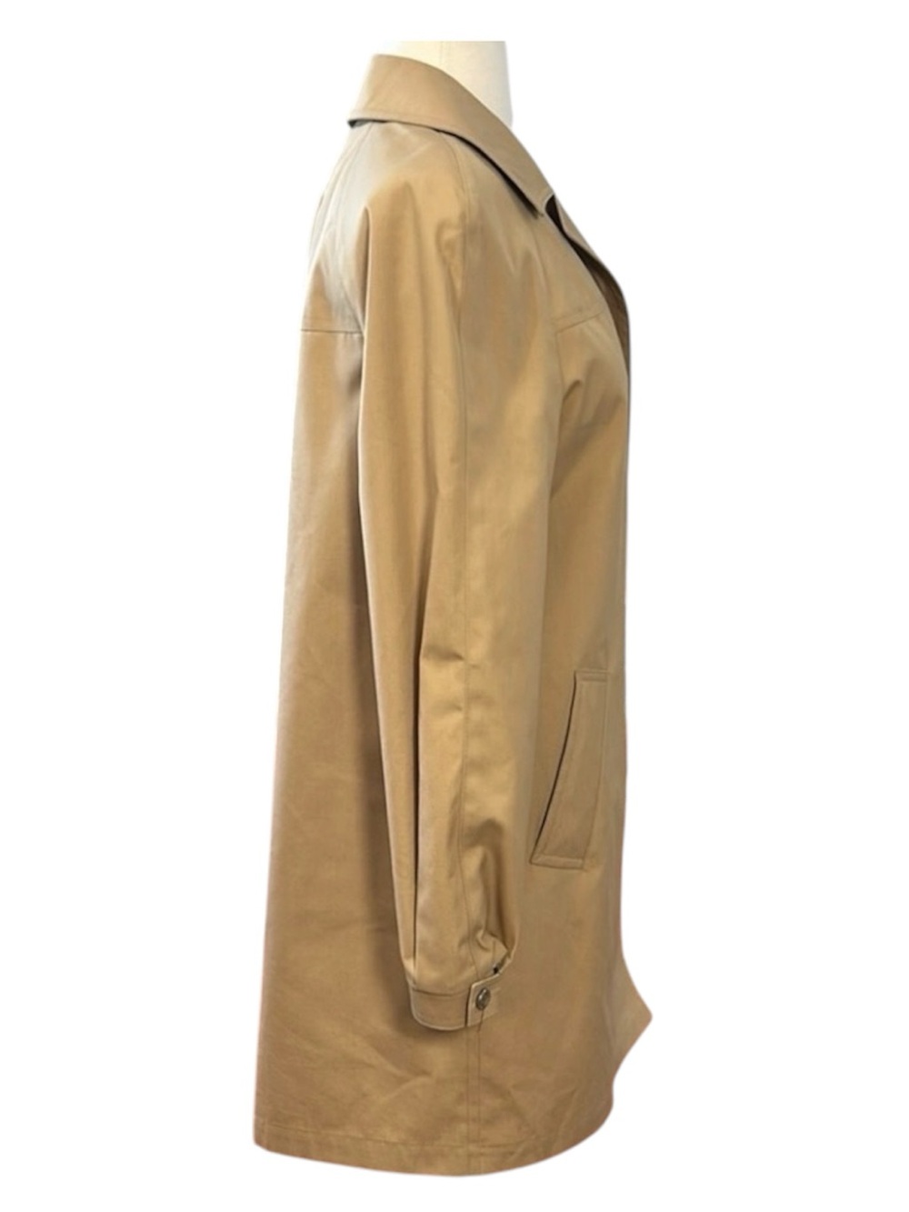 London Fog Tan Classic Vintage Short Trench Coat, Womens size 6 Regular - Picture 8 of 16